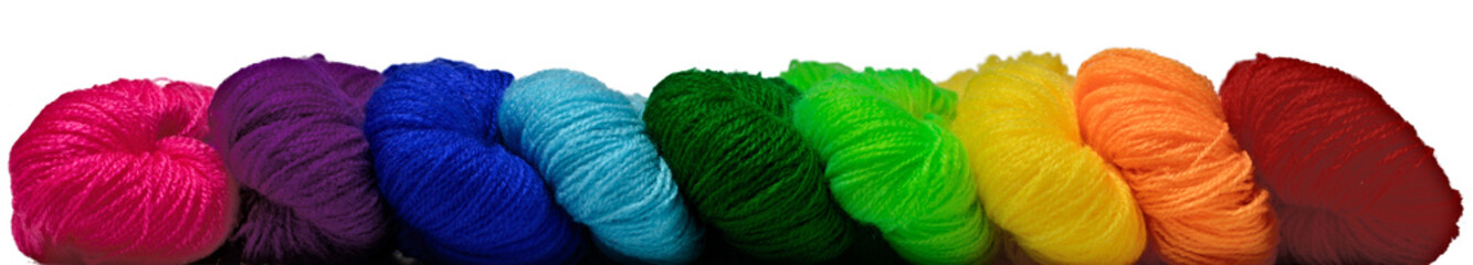 colorful wool