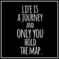 Inspirational vector quotation in retro style.