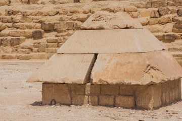 Ancient ruins of Giza.