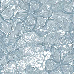 Seamless vector pattern with butterflies for textile, fabric or wallpaper