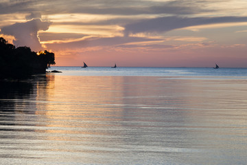 Fototapeta na wymiar Zanzibar Sunset