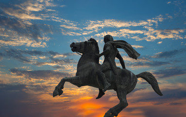 Alexander the Great ,Thessaloniki city,Greece 