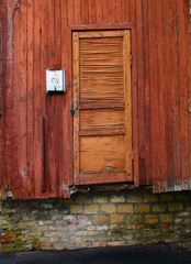 Old locked entrance