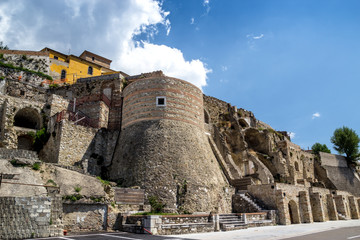 Fototapeta na wymiar Calitri Resti del Castello - Avellino