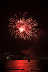 Fototapeta premium Pattaya International Fireworks Festival