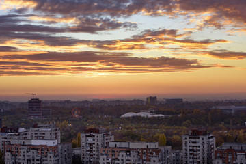 Fototapeta na wymiar Bucharest cityscape