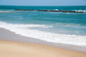 Fototapeta na wymiar Blue ocean landscape, Sri Lanka