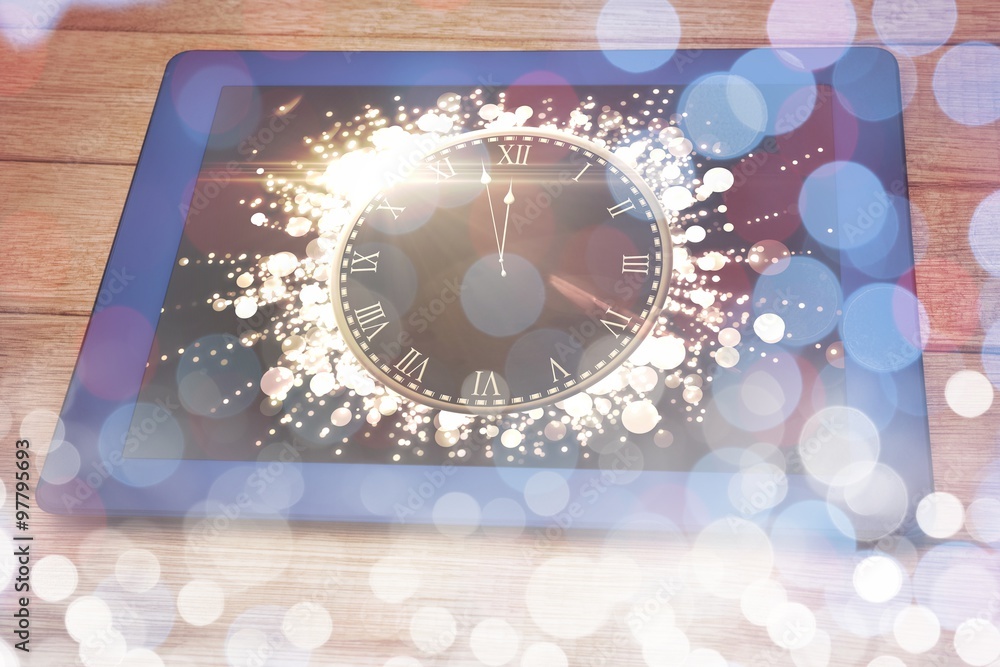 Poster composite image of clock counting down to midnight