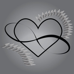 the heart icon infinity