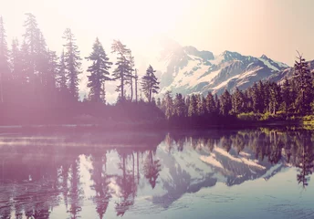 Afwasbaar Fotobehang Natuur Foto meer