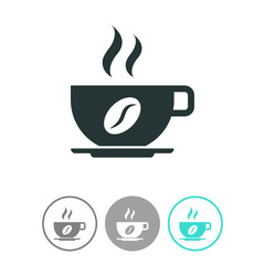 Coffee cup vector icon.