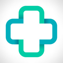 Help cross or pharmacy symbol icon