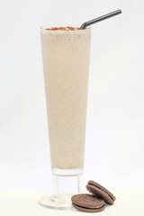 Black cream biscuit milkshake