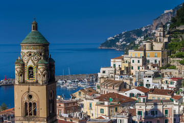 view of beautiful Amalfi