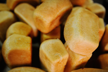Fresh bread in the store