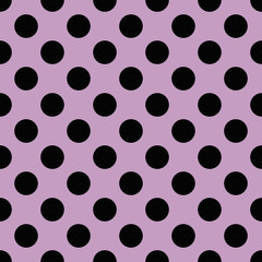 Obraz premium polka dots on pink background