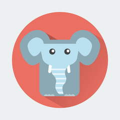 Elephant Baby Animal Icon