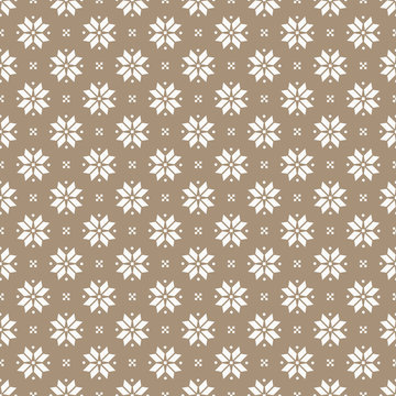 Norwegian seamless pattern. Vector background.