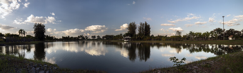 Nong Prajak Public Park Panorama.
