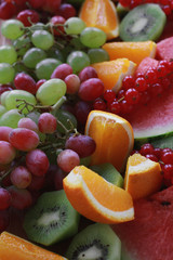 mixed fruit selection