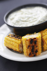 char grilled corn on the cob