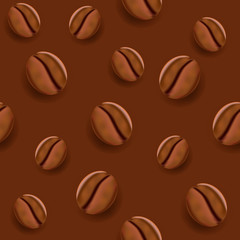 Coffee Seamless Vector Pattern