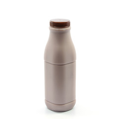 Bottle of fresh milk chocolate