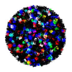 Multi Coloured Xmas Ball