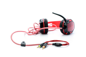 Fototapeta premium headphones isolated on white background