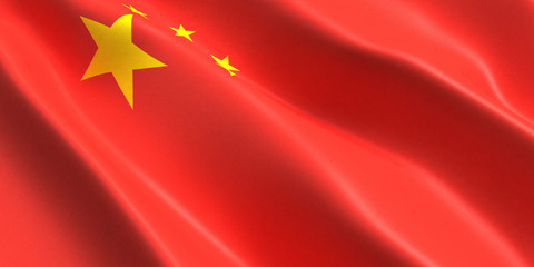 china flag 3d