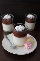 Chocolate Panna Cottas