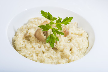 Risotto de boletus edulis