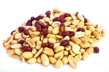 Peanut isolated on white background