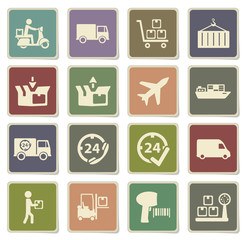 Delivery simply icons