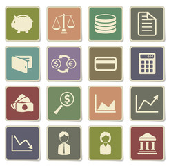 Finance simply icons
