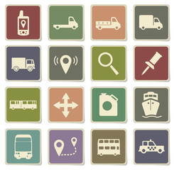 Navigation simply icons