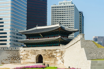 Namdaemun Gate in Seoul, South Korea.
