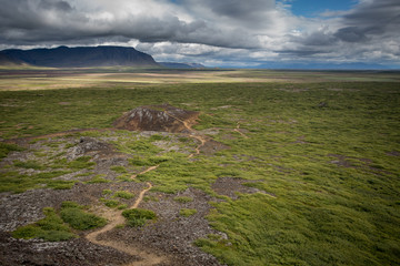 Icelandic volcanic landscape