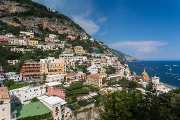Fototapeta premium widok na piękne POSITANO