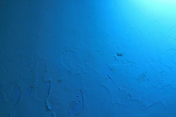 cracked wall background blue tone