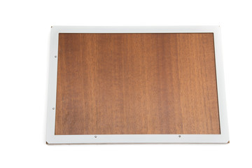 frame on the white background