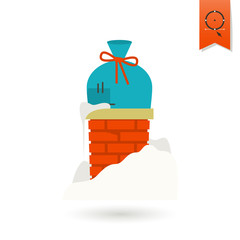 Christmas Gift in Chimney