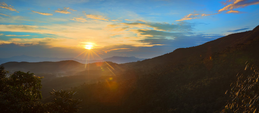 The Horton Plains. Sunrise