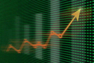Financial and business graphs