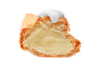 Eclairs isolated on white 
