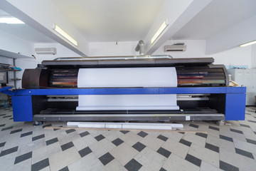 professional printing machine in printing house
