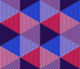 Endless colorful symmetric pattern, graphic design. Geometric 