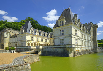 Chateau de Villandry in department of Indre-et-Loire, France