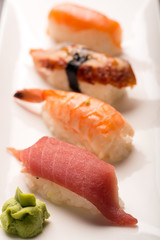 Traditional japanese sushi