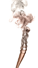 Abstract colored smoke